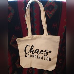 Chaos Coordinator Cream Tote Bag